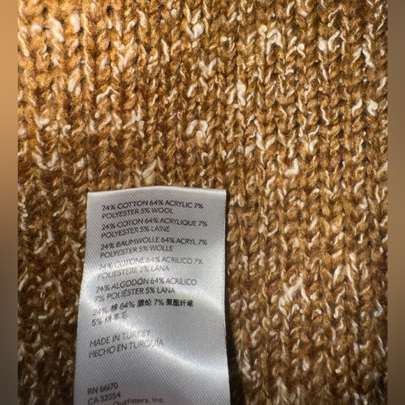 Anthropologie Flowy Maxi Tunic Sweater Sleeveless Turtleneck Dress - Picture 4 of 5